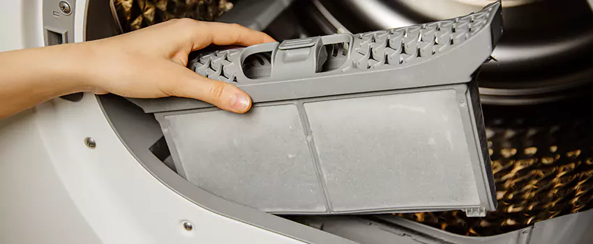 Signs Of A Clogged Dryer Lint Trap in West New York, New Jersey