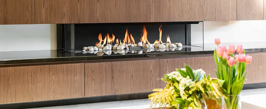 Double-height Fireplace Design Refurbishment in West New York, New Jersey